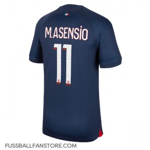 Paris Saint-Germain Marco Asensio #11 Replik Heimtrikot 2023-24 Kurzarm